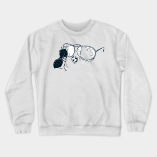 Broken glasses Crewneck Sweatshirt